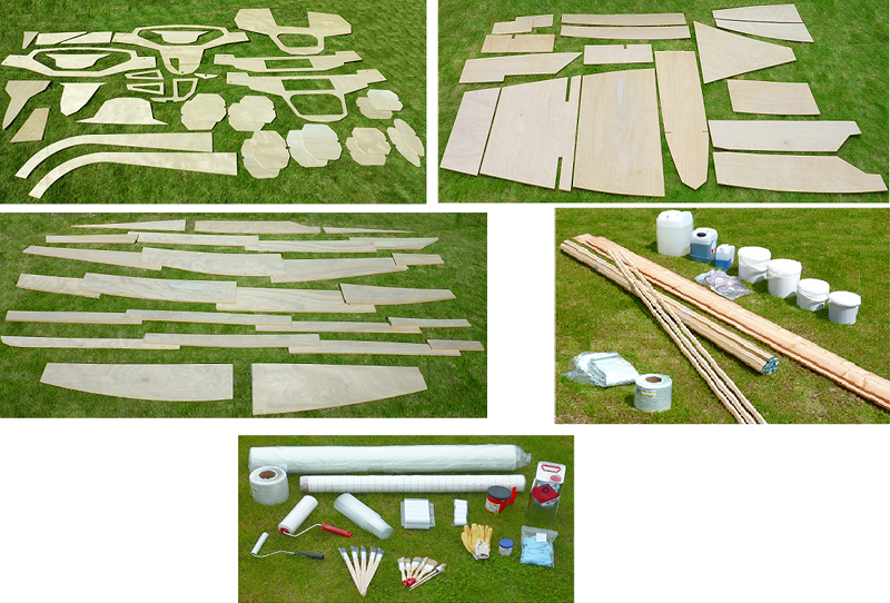 Trimaran Bootsbausatz Kit