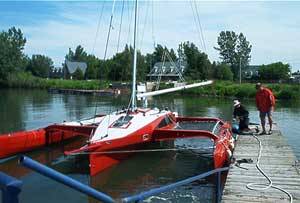 Trimaran Scarab8 Startklar